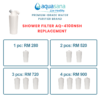 AQUASANA AQ-4125 Shower Filter Replacement (For AQ-4100NSH)